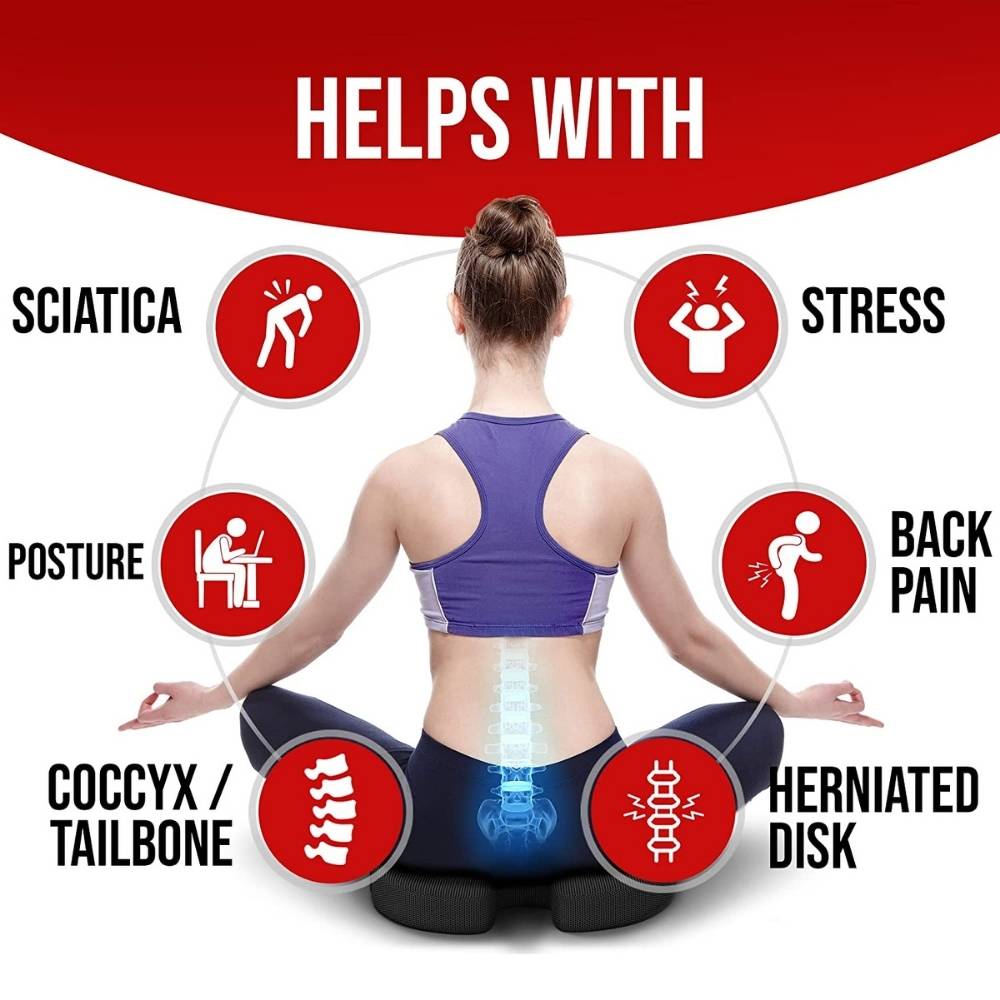 Seat Cushion and Lumbar Support Pillow: image 4