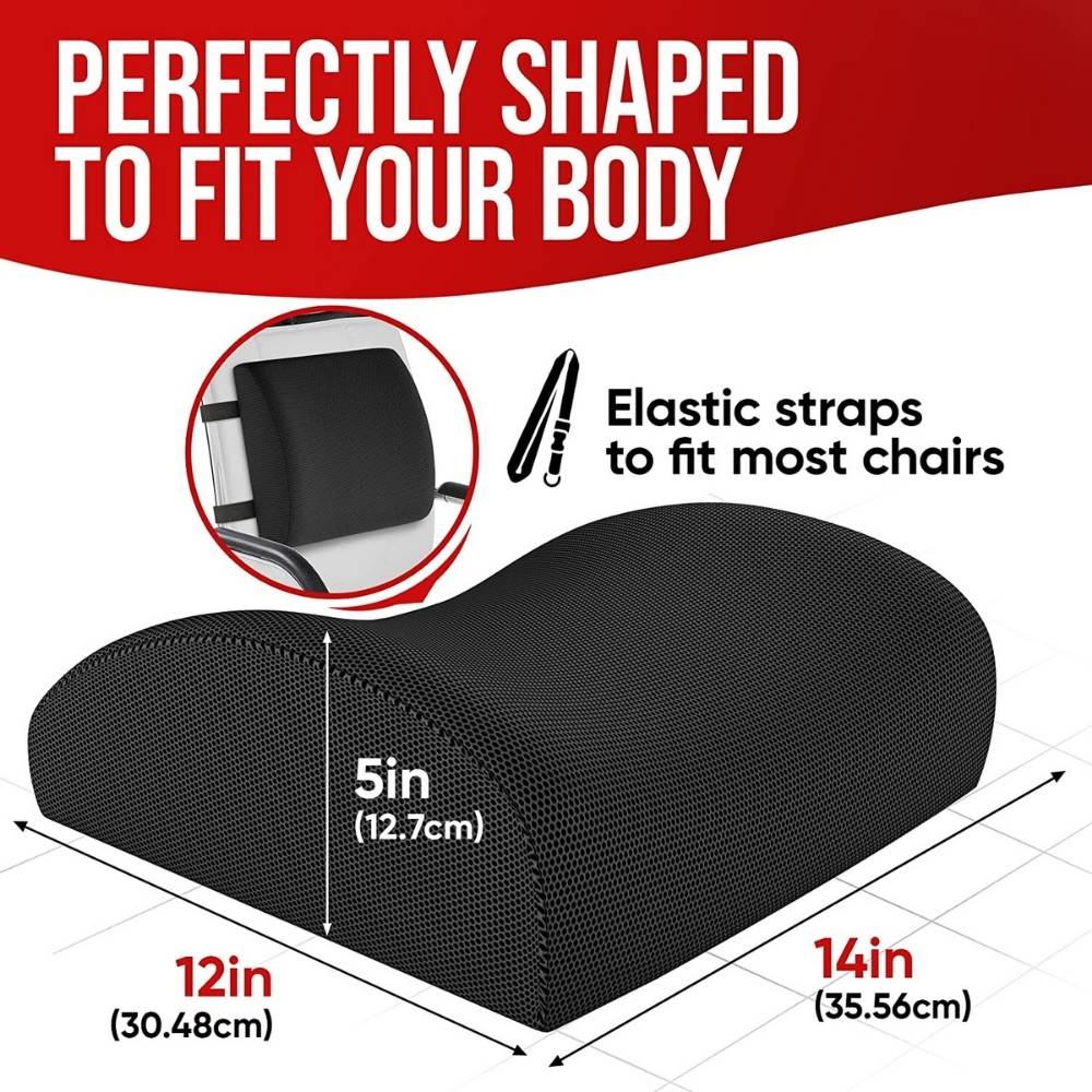 Seat Cushion and Lumbar Support Pillow: image 6